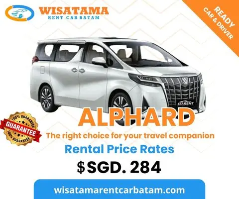 luxury alphard batam car rental with driver