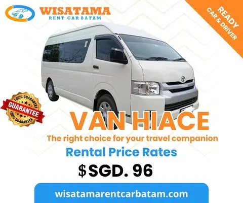 hiace van rental in Batam for family