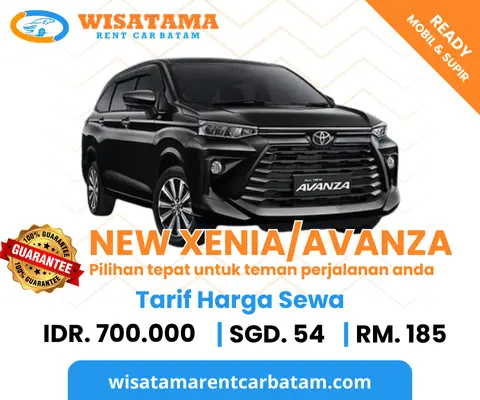 Rental mobil Xenia murah dan efisien untuk perjalanan di Batam