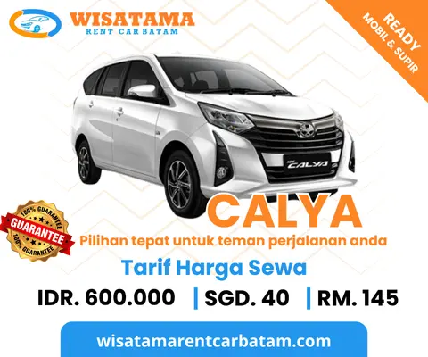 Sewa Toyota Calya Batam, mobil LCGC irit untuk harian