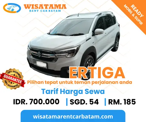 Rental Suzuki Ertiga di Batam, nyaman untuk keluarga kecil