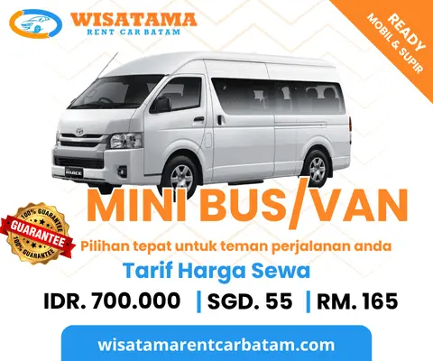 Sewa mobil mini bus di Batam untuk kebutuhan rombongan atau wisata keluarga