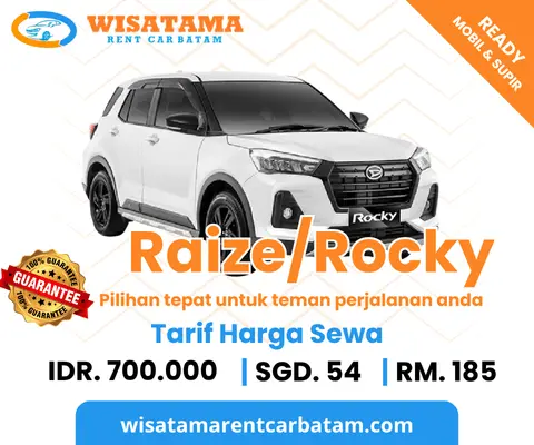 Sewa Toyota Raize di Batam, mobil stylish dan irit BBM