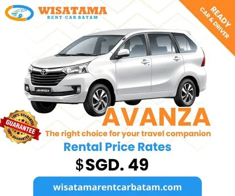 avanza car rental batam for tourists