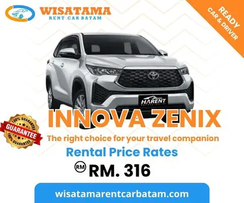 Sewa mobil Innova Zenix hybrid – nyaman, modern, dan hemat BBM untuk city tour Batam
