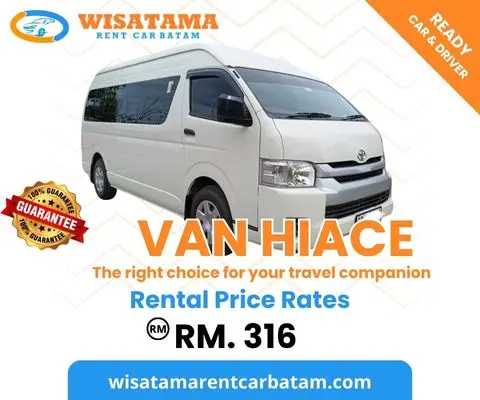 Sewa van Hiace untuk keluarga atau rombongan kecil – siap antar jemput hotel atau bandara